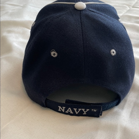 Navy Embroidered Cap - Picture 2 of 7